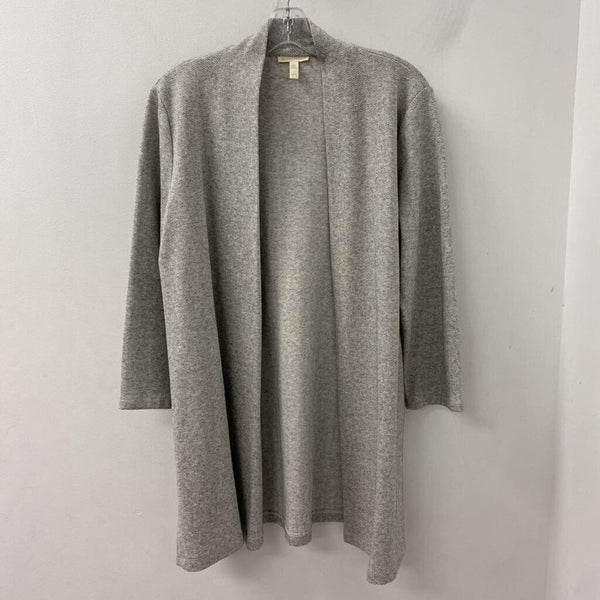 EILEEN FISHER WOMEN'S CARDIGAN greys M