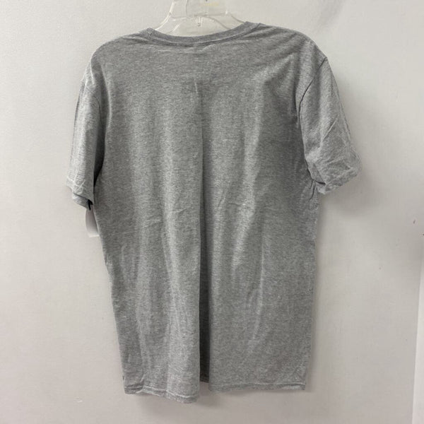gildan WOMEN'S T-SHIRT grey blue L