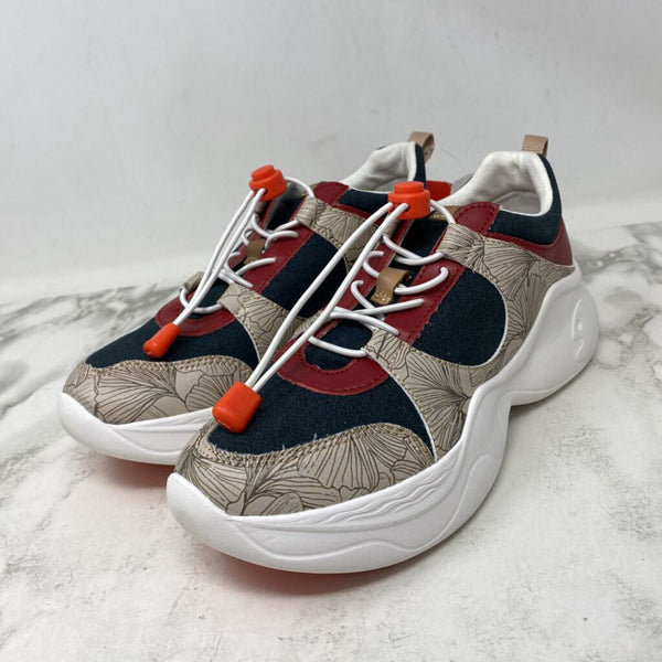 UIN WOMEN'S SNEAKERS grey red beige white 7.5