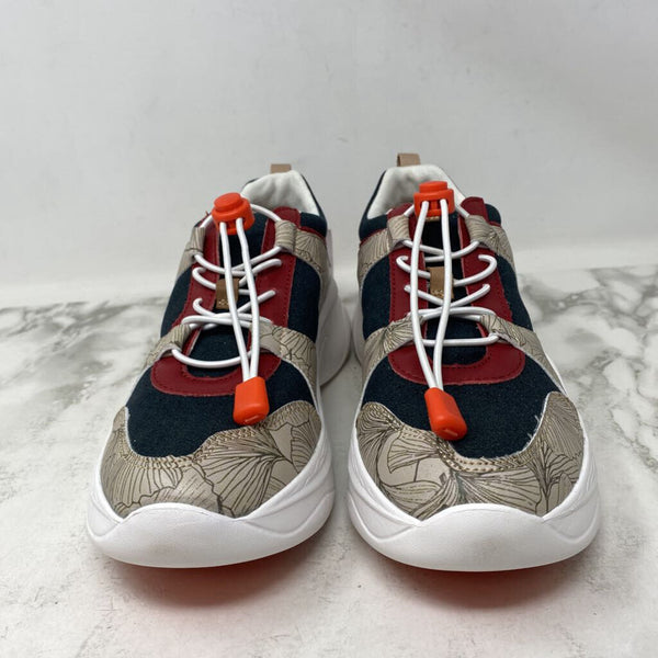 UIN WOMEN'S SNEAKERS grey red beige white 7.5