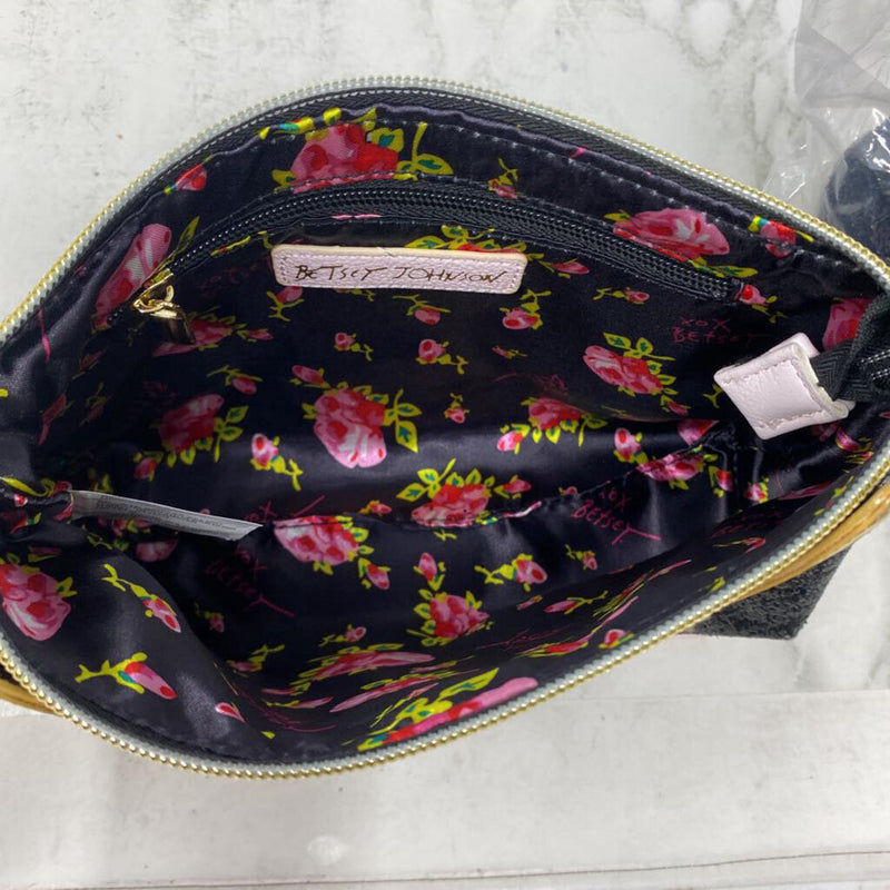 BETSEY JOHNSON WOMEN'S ACCESSORIES black pink gold mix