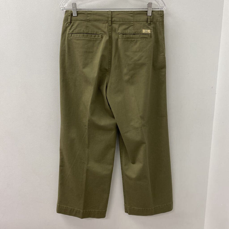 POLO ralph lauren WOMEN'S PANTS olive green 4