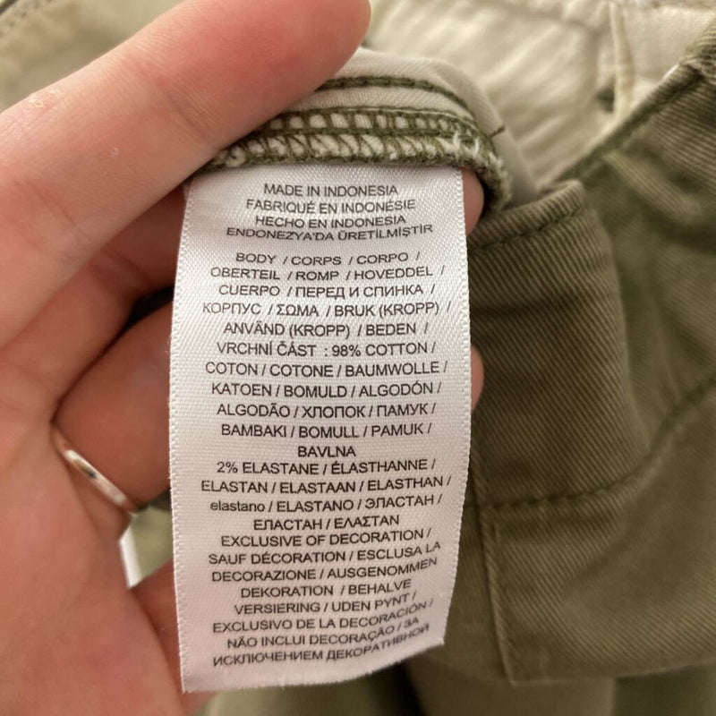 POLO ralph lauren WOMEN'S PANTS olive green 4