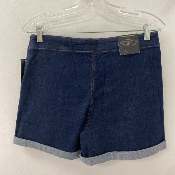 Banana Republic WOMEN'S SHORTS dark blue S/28
