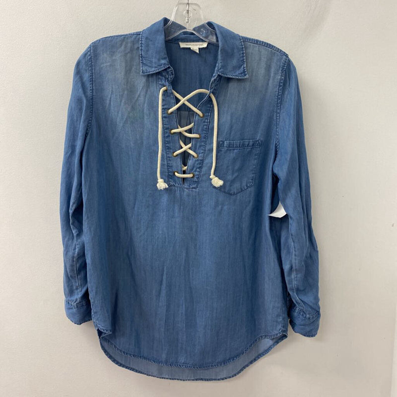 BEACH LUNCH LOUNGE WOMEN'S TOP blue XS