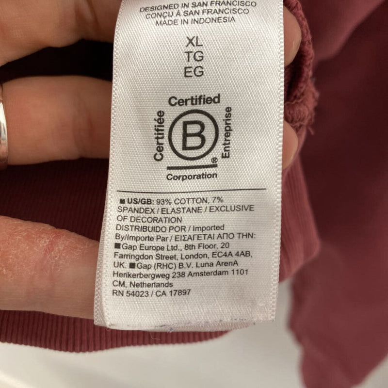 ATHLETA WOMEN'S ACTIVE TOP raspberry XL