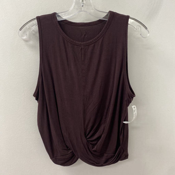 ALO WOMEN'S ACTIVE TOP plum brown L?