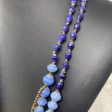 WOMEN'S NECKLACE blue yellow mix