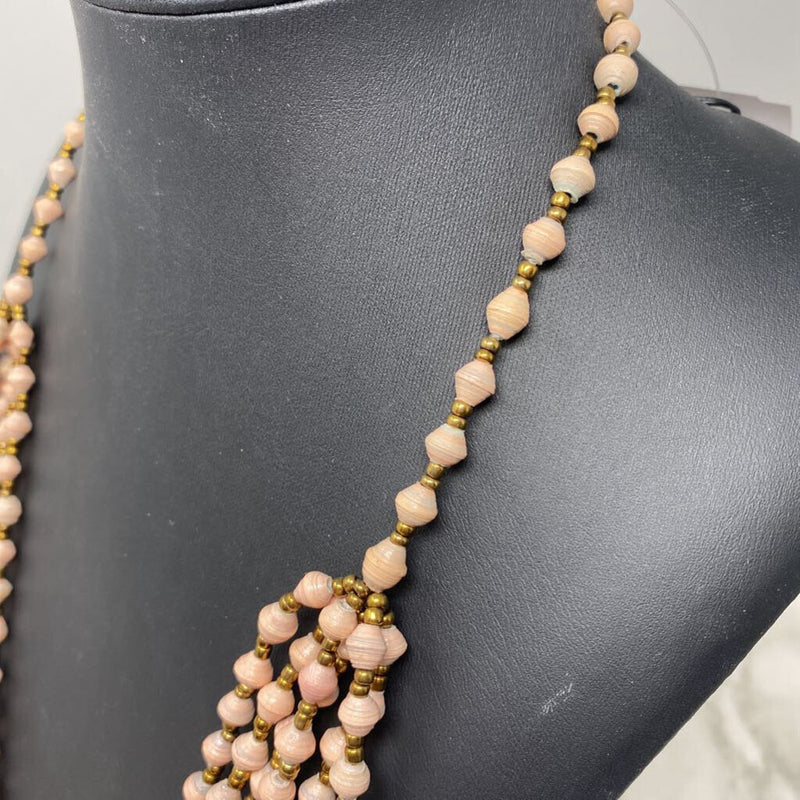WOMEN'S NECKLACE pink yellow mix