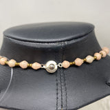 WOMEN'S NECKLACE pink yellow mix