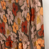 Mad About Style WOMEN'S DRESS orange floral XS