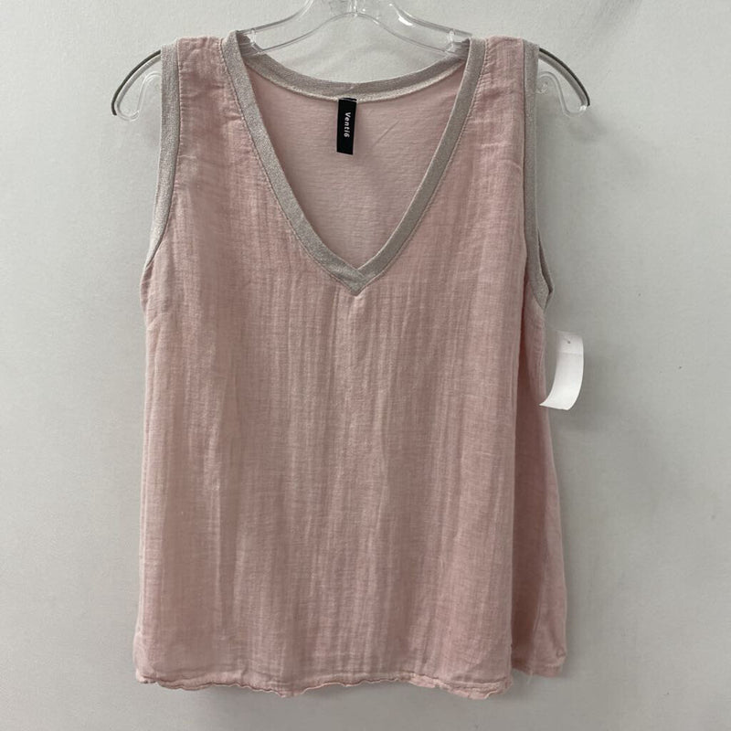 Venti6 WOMEN'S TANK/CAMI pink silver L
