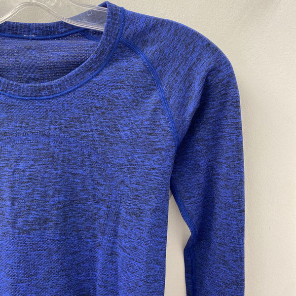LULULEMON WOMEN'S ACTIVE TOP blue mix 4