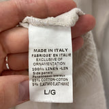 LINA TOMEI WOMEN'S DRESS ice grey L
