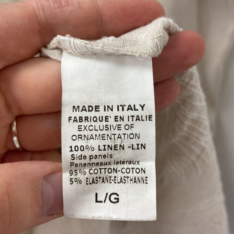 LINA TOMEI WOMEN'S DRESS ice grey L