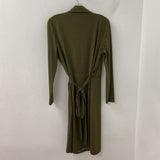BROOKS BROTHERS WOMEN'S DRESS olive green L