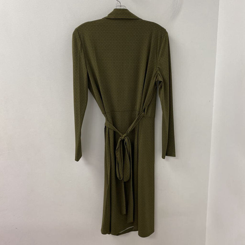 BROOKS BROTHERS WOMEN'S DRESS olive green L