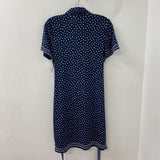 MAX STUDIO WOMEN'S DRESS navy white mix M