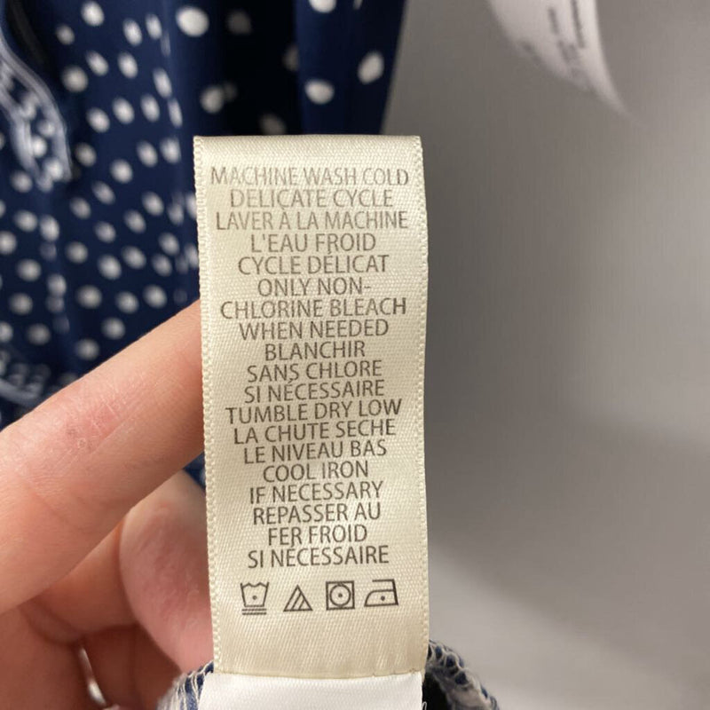MAX STUDIO WOMEN'S DRESS navy white mix M