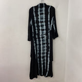 SOLITAIRE WOMEN'S DRESS black blue mix M