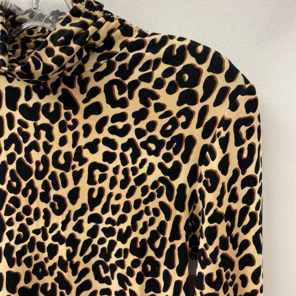 ELIE TAHARI WOMEN'S TOP leopard print M