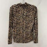 ELIE TAHARI WOMEN'S TOP leopard print M