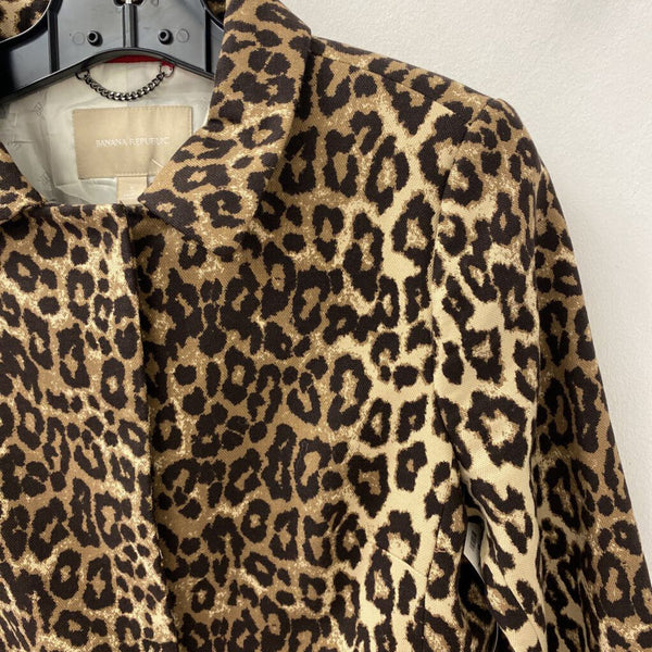 Banana Republic WOMEN'S BLAZER/JACKET leopard print S