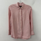 Banana Republic WOMEN'S BLOUSE/SHIRT red white stripe SP