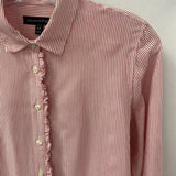 Banana Republic WOMEN'S BLOUSE/SHIRT red white stripe SP