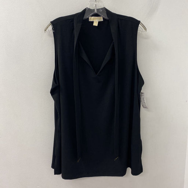 MICHAEL/Michael Kors WOMEN'S PLUS TOP black 2X