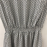 CATHERINE MALANDRINO WOMEN'S DRESS black white M