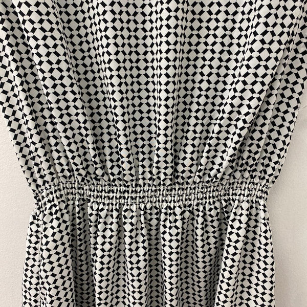 CATHERINE MALANDRINO WOMEN'S DRESS black white M