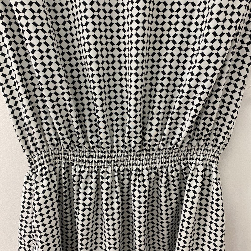 CATHERINE MALANDRINO WOMEN'S DRESS black white M