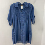 TOMMY BAHAMA WOMEN'S DRESS denim-blue XS