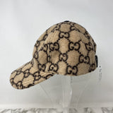 GUCCI WOMEN'S HAT tan brown mix M