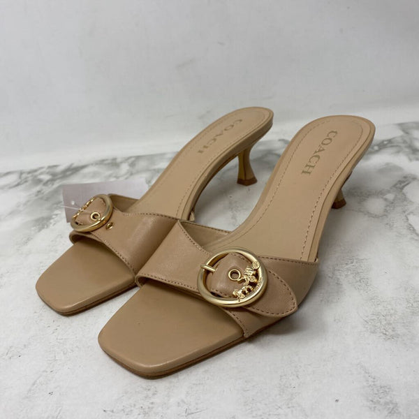COACH WOMEN'S SANDALS beige 8.5