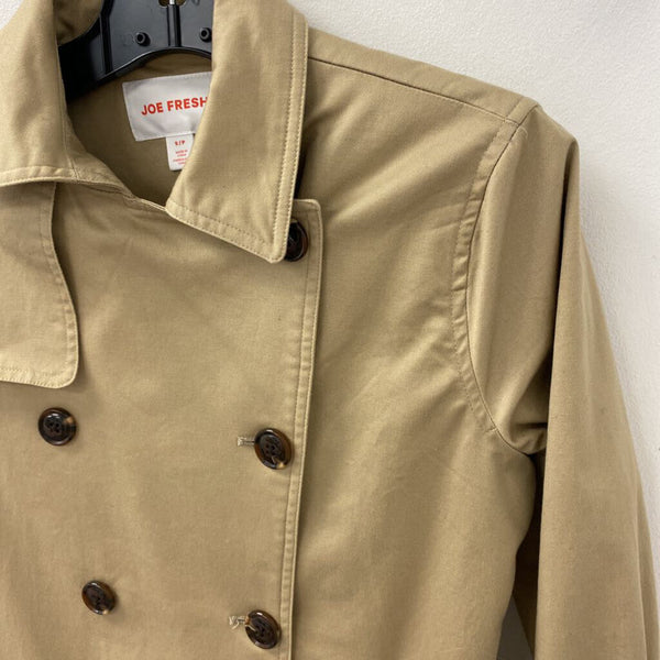 JOE FRESH WOMEN'S COAT khaki S