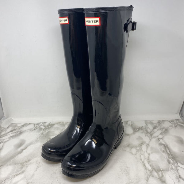 HUNTER WOMEN'S RAIN BOOTS black 8