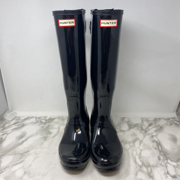 HUNTER WOMEN'S RAIN BOOTS black 8