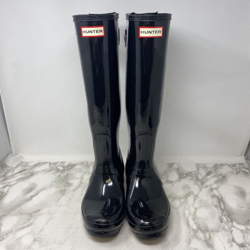 HUNTER WOMEN'S RAIN BOOTS black 8