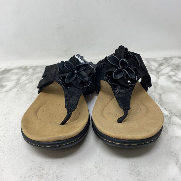 CLARKS WOMEN'S SANDALS black 8