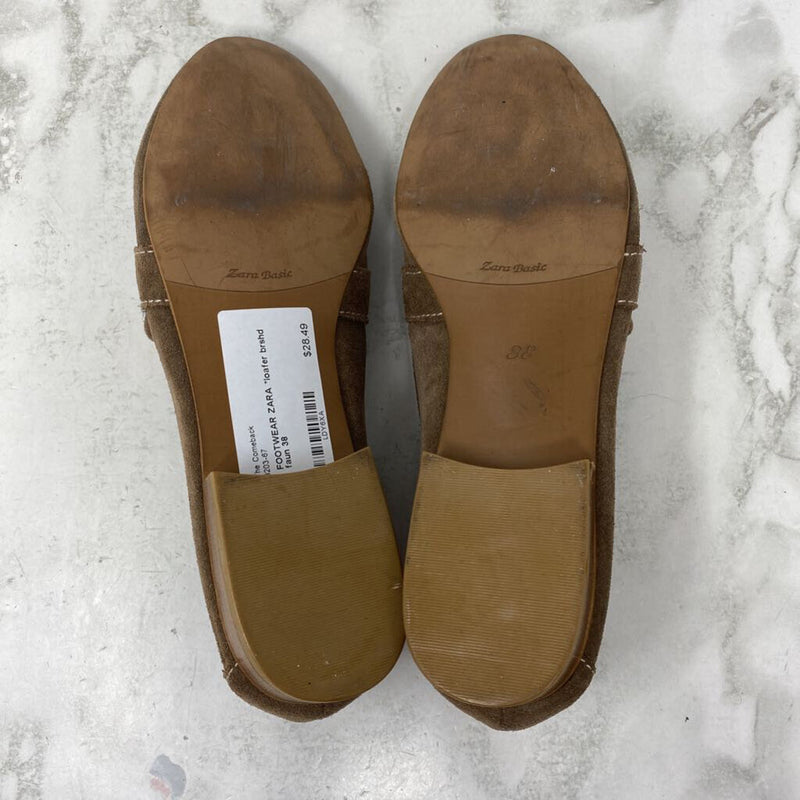 ZARA WOMEN'S FOOTWEAR faun 38