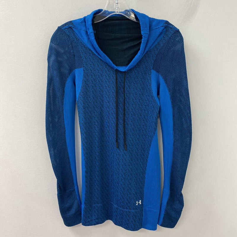 UNDER ARMOUR WOMEN'S ACTIVE TOP blue black XS