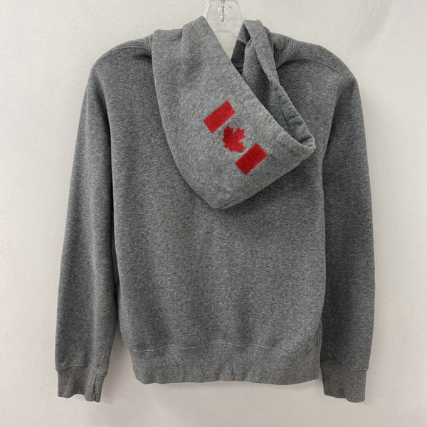 ROOTS WOMEN'S TOP grey red M