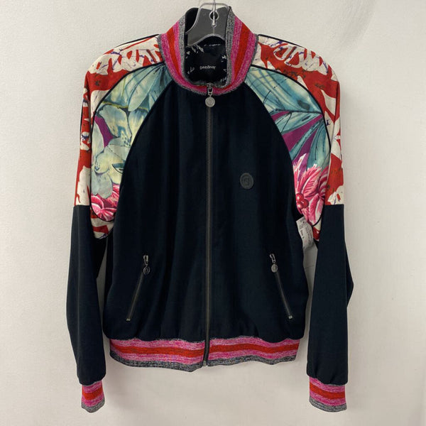 DESIGUAL WOMEN'S BLAZER/JACKET multi black pink green red S