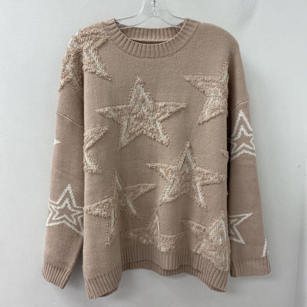 Unbranded WOMEN'S SWEATER pink white M