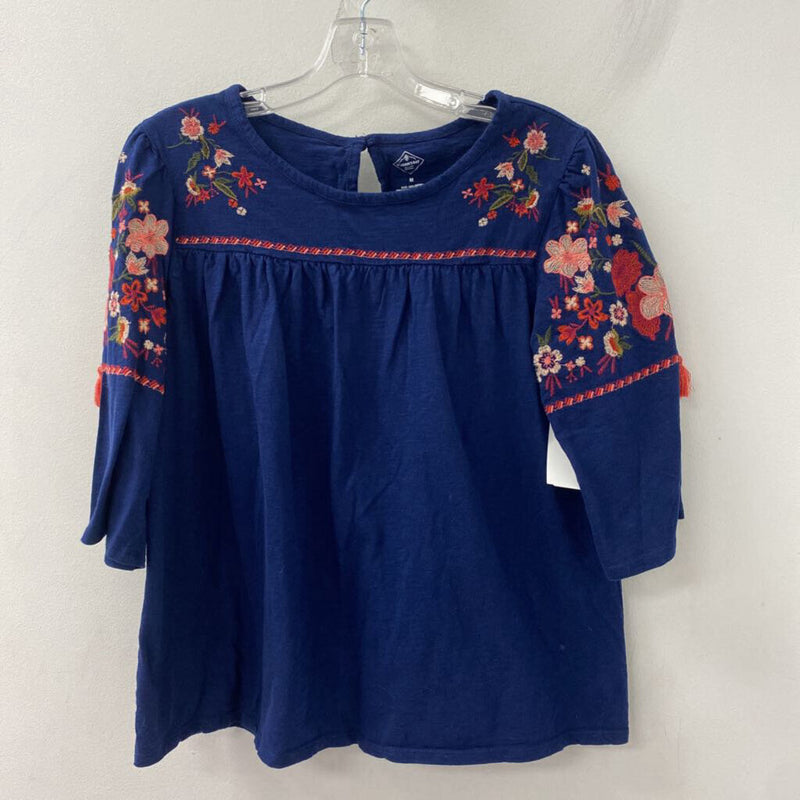 ST JOHNS BAY WOMEN'S TOP navy multi M