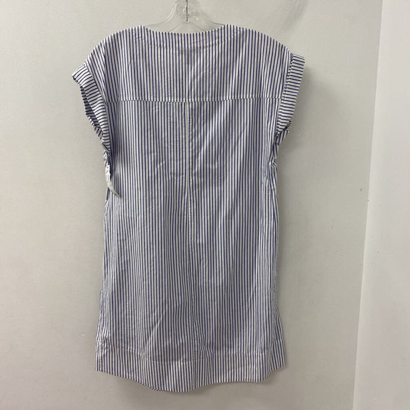 J CREW WOMEN'S DRESS blue white M