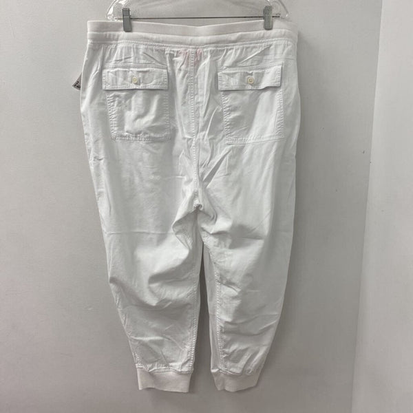 JOE FRESH WOMEN'S PLUS BOTTOM white 1X