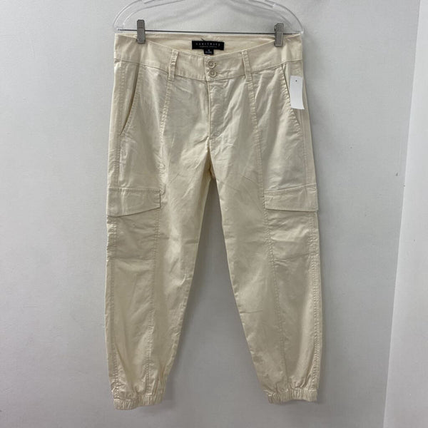 SANCTUARY WOMEN'S PANTS cream S/28